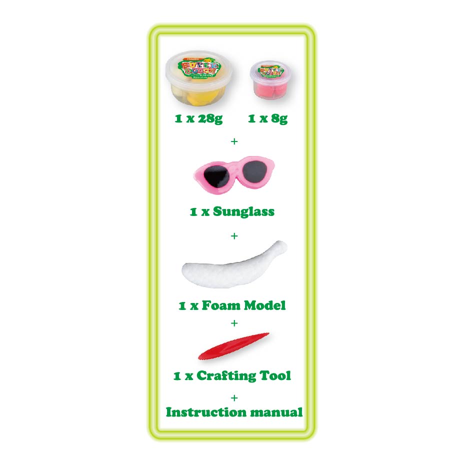 Paulinda - Fruit Time Banana Super Dough Kit