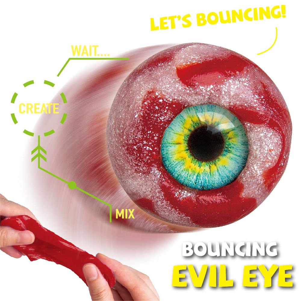 Paulinda - Goo Flex Bouncing Evil Eye Dough - Red