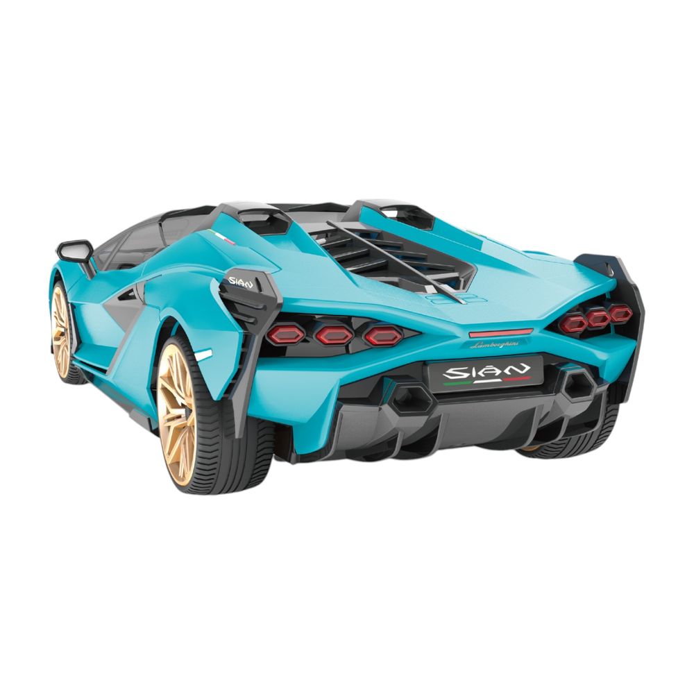 آر دبليو- سيارة لامبورجيني سيان رودستر للتحكم عن بعد بمقياس 1/16