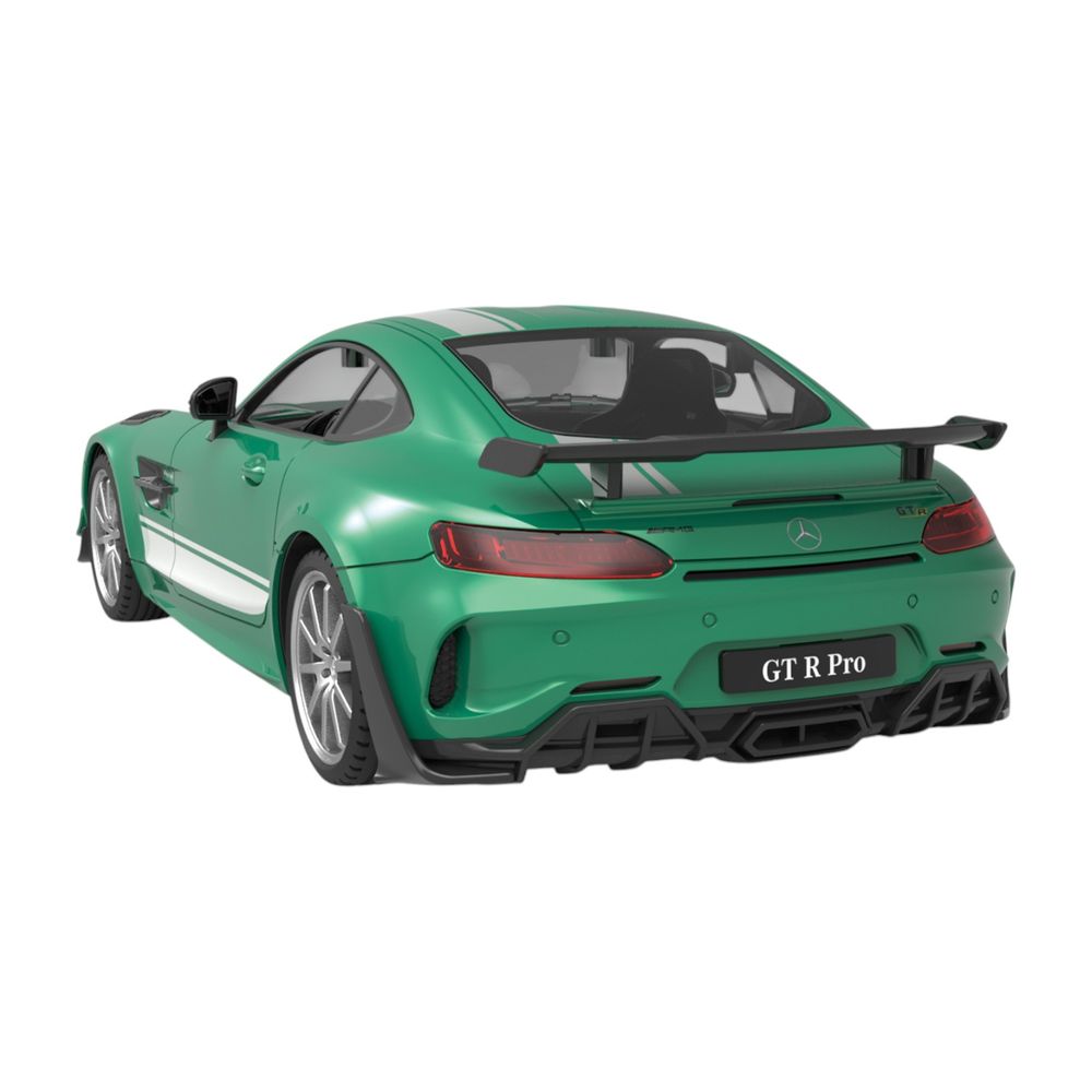 آر دبليو - سيارة مرسيدس AMG GTR Pro 4w مرخصة بتحكم لاسلكي بمقياس 1/16 - 2.4 جيجا - خضراء