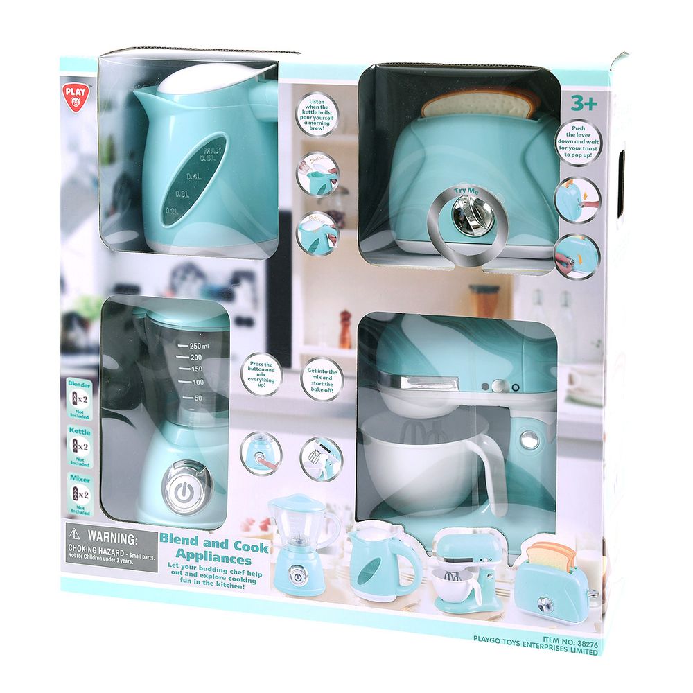 PlayGo - Blend And Cook Appliances B/o - Blue