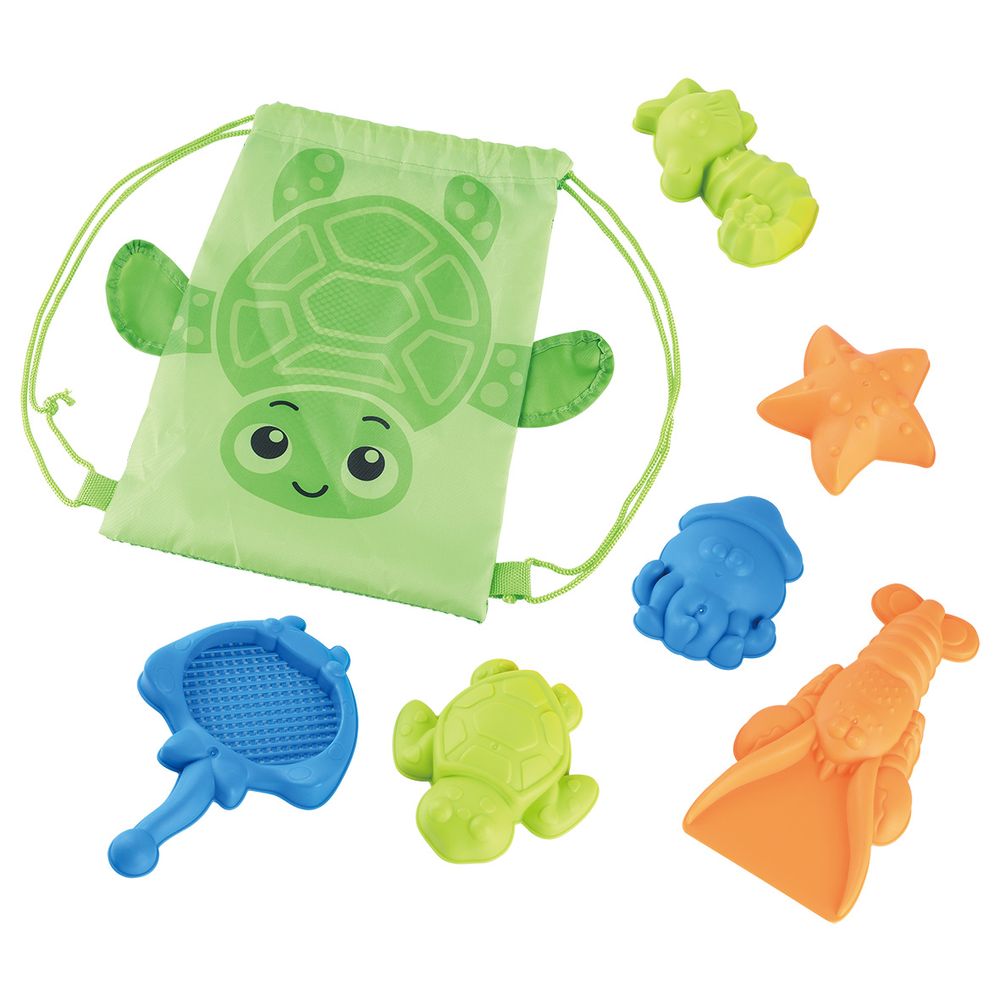 PlayGo - Seaside Toys With Bag - 6 Pcs - Style May Vary