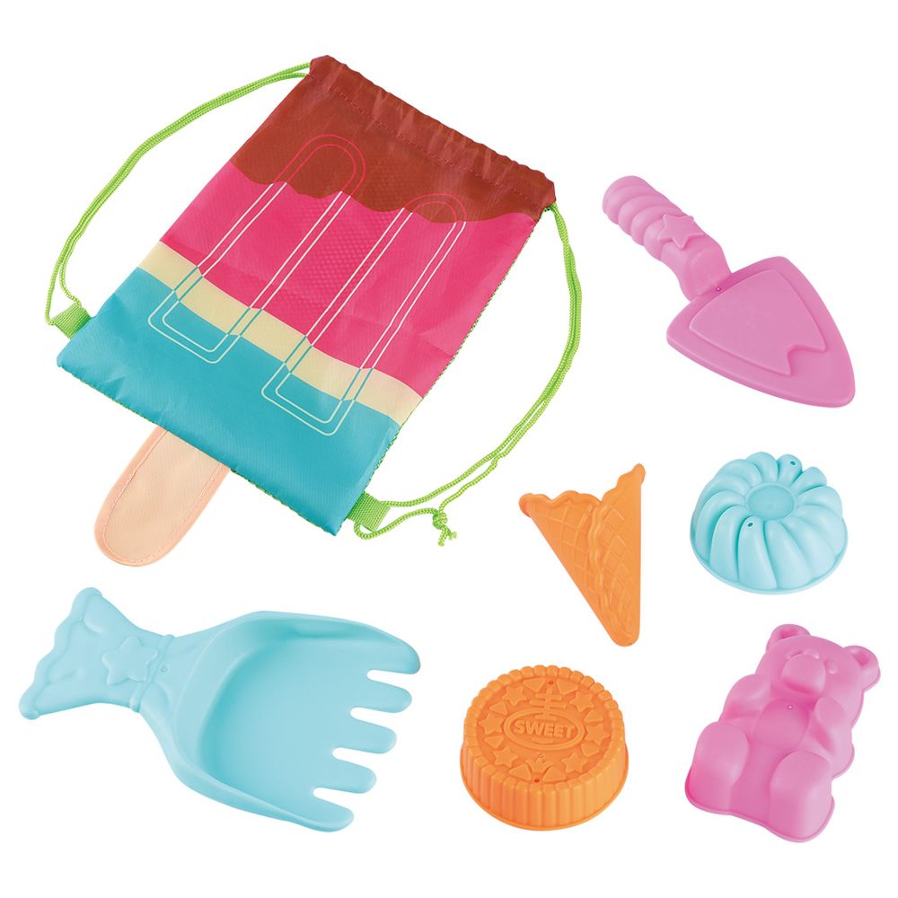 PlayGo - Seaside Toys With Bag - 6 Pcs - Style May Vary