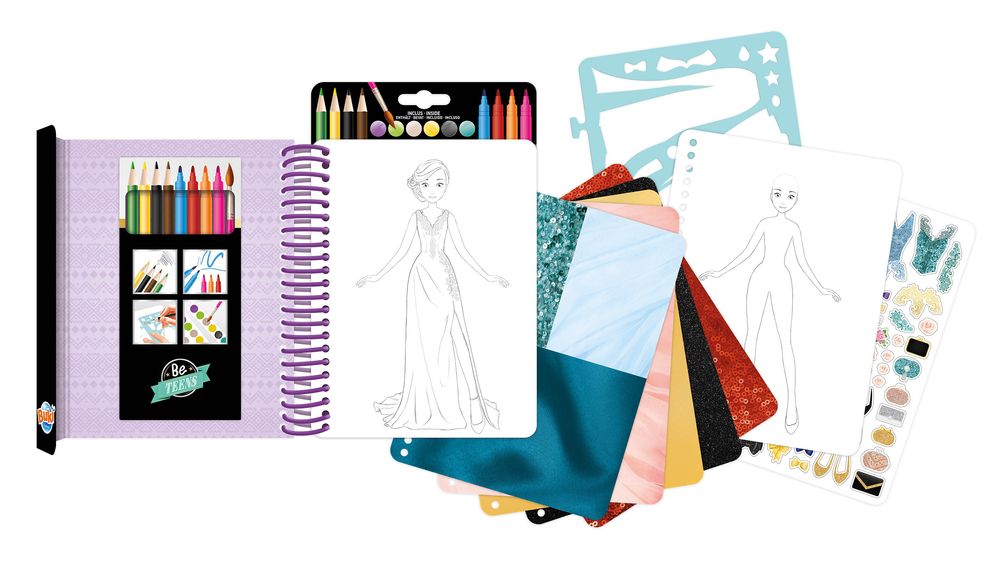 بوكي فرانس - دفتر رسم - فساتين سهرة