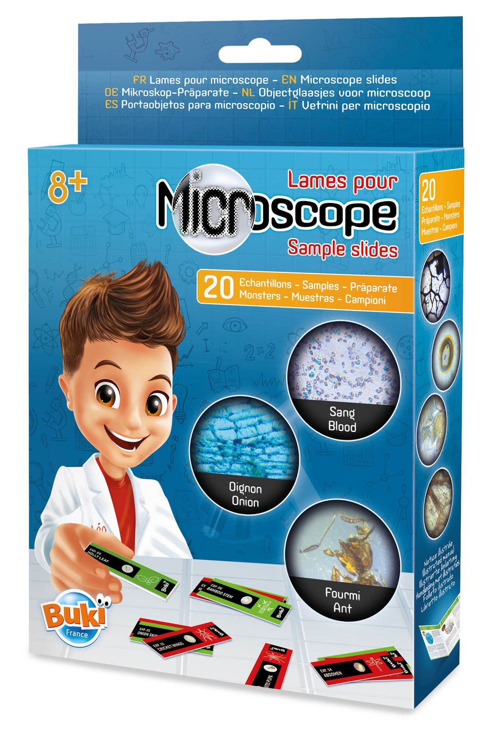 Buki France - Microscope Sample Slides Kit