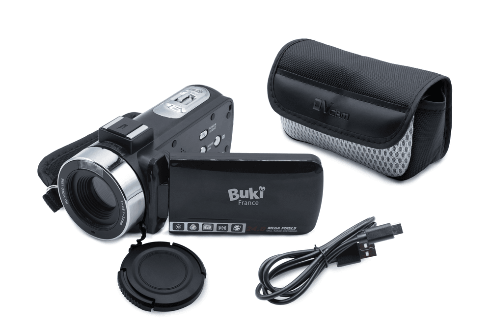بوكي فرانس - كاميرا فيديو رقمية - أسود