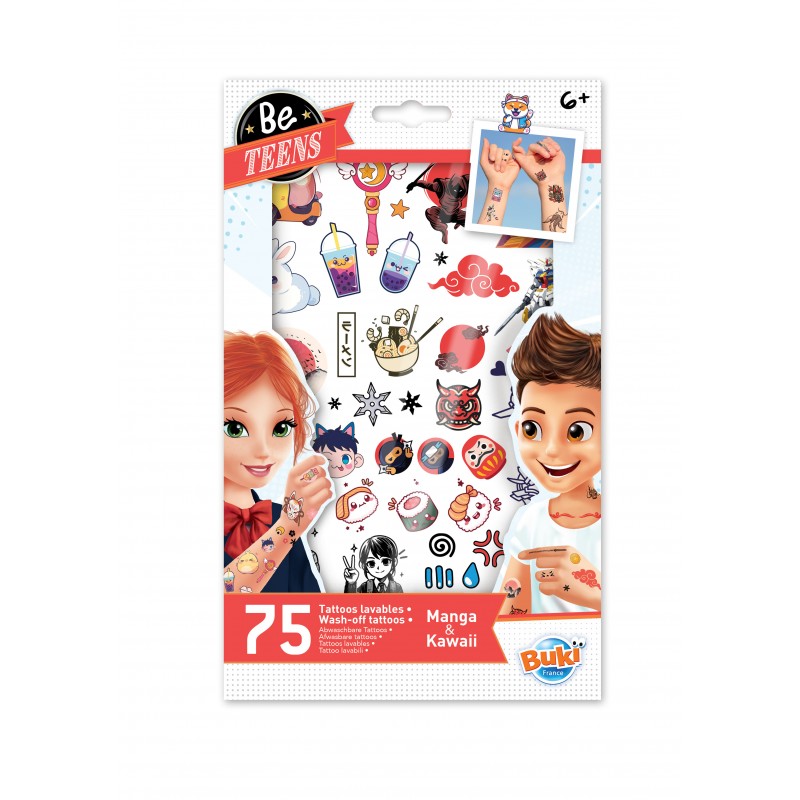 Buki France - Manga Tattoos Kit - 75 Pcs