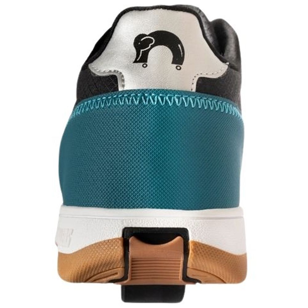 بريزي رولرز - حذاء بعجلات للأطفال - أخضر ورمادي