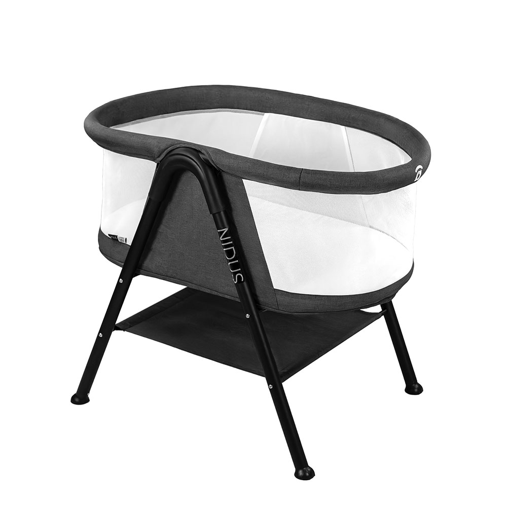 أسالفو - مهد أطفال نيدوس تريب صغير - أنثراسيت