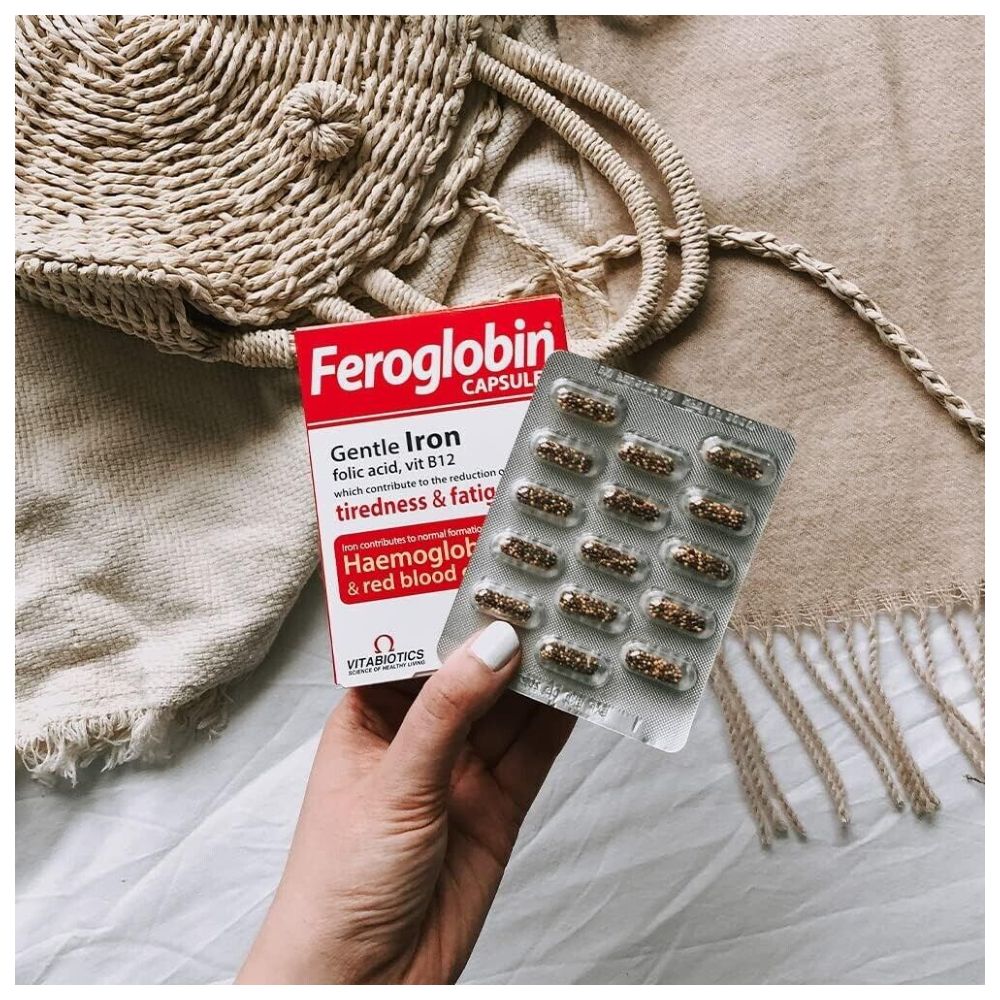فيتابيوتكس - كبسولات الحديد فيروجلوبين - 30 كبسولة