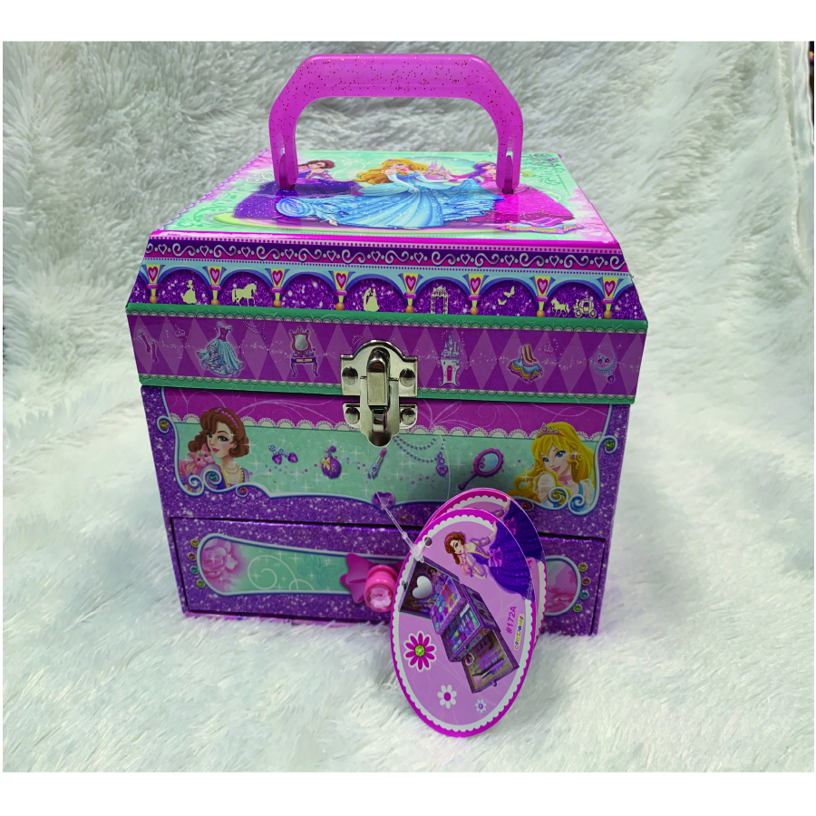 Pecaware - 3 Layer Princess Cosmetic Set