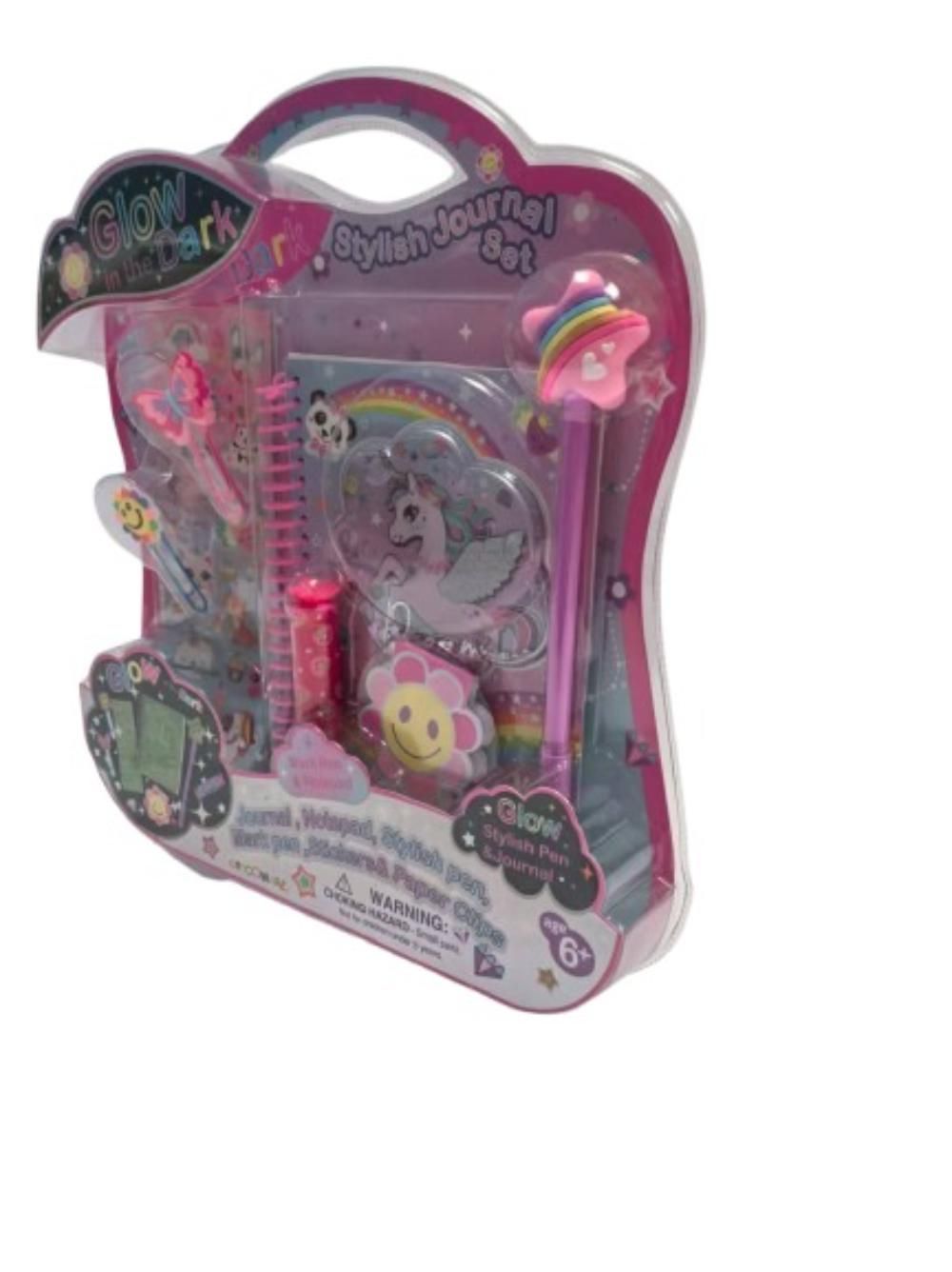 بيكاوير - مجموعة دفتر يوميات متوهج في الظلام - متعددة الألوان