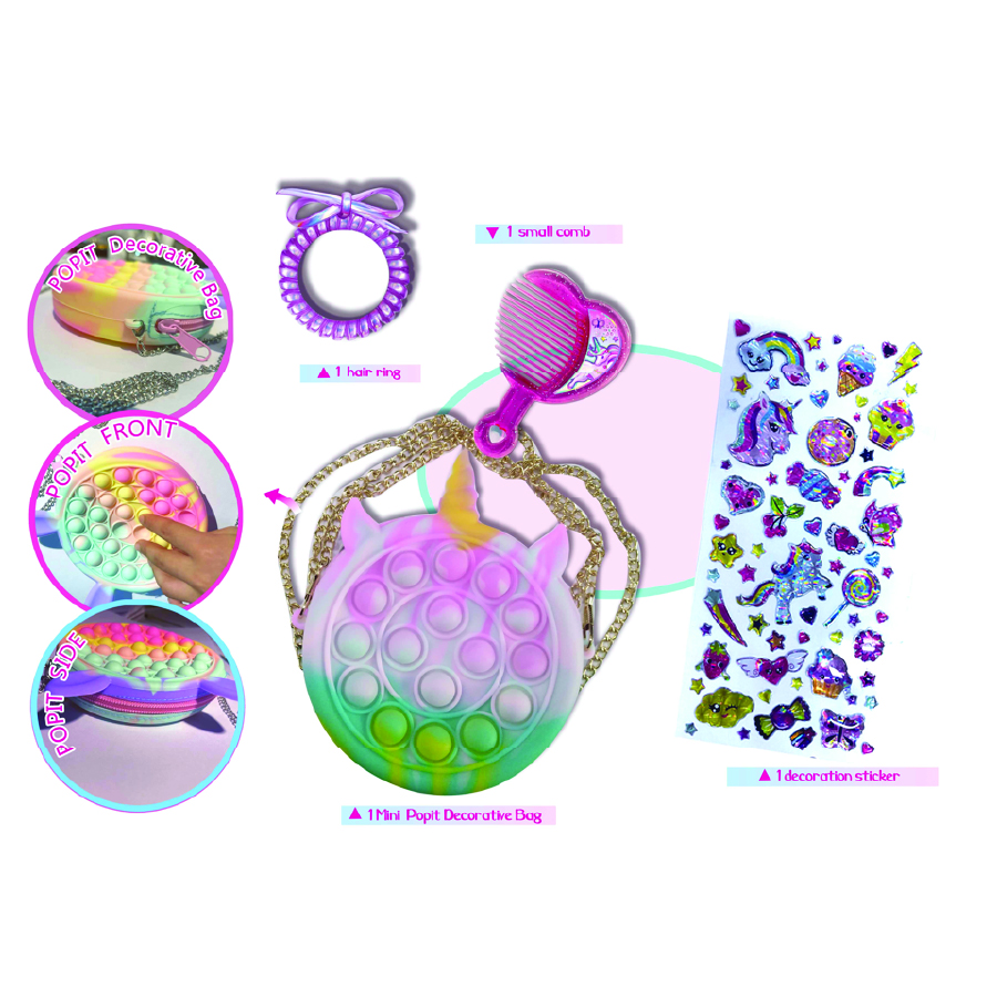 Pecaware - Popit Decorative Bag & Headwear Suit