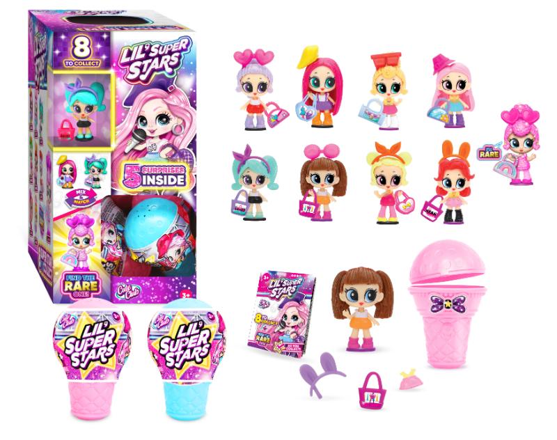 فانفيل - مجموعة نجوم نادي كيوت سوبر ستارز القابلة للتجميع - قد يختلف اللون والتصميم - قطعة واحدة