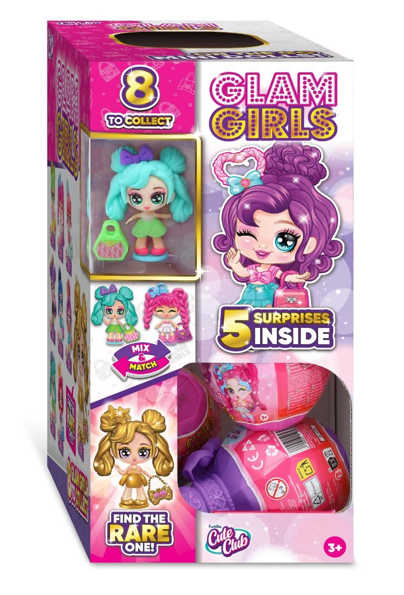 فانفيل - مجموعة فتيات نادي جلام اللطيفات - قد يختلف اللون والتصميم - قطعة واحدة