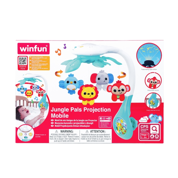 Winfun - Jungle Pals Projection Mobile