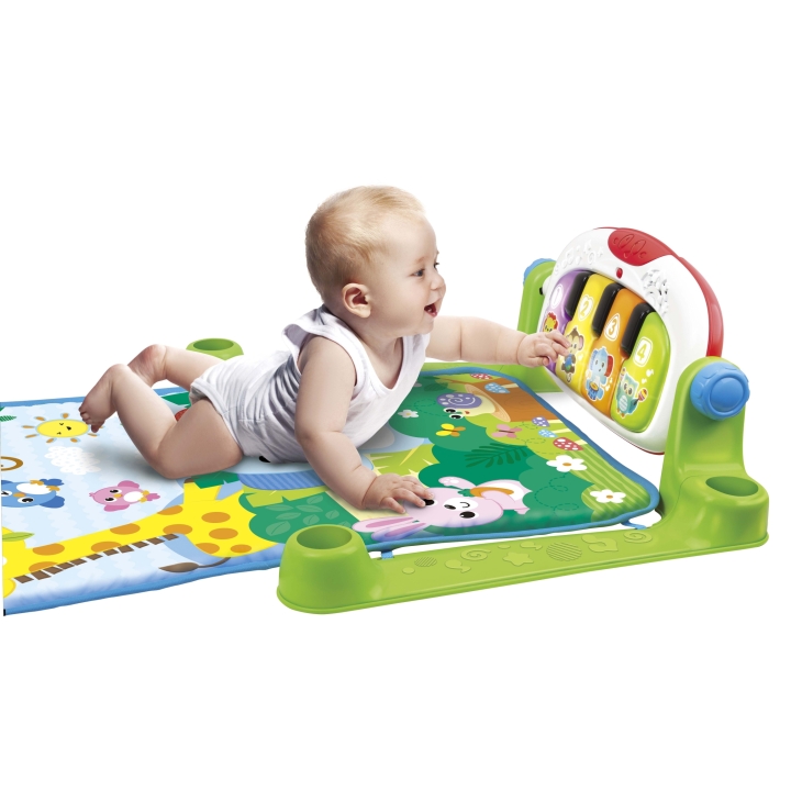 Winfun - Jungle Pals Kick 'N Play Musical Gym Deluxe