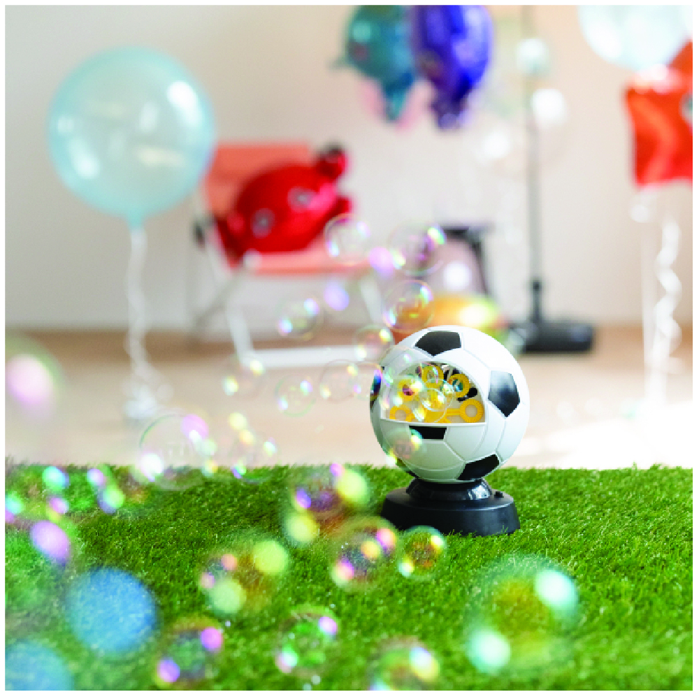 Sam Toys - Football Bubble Machine With Sounds