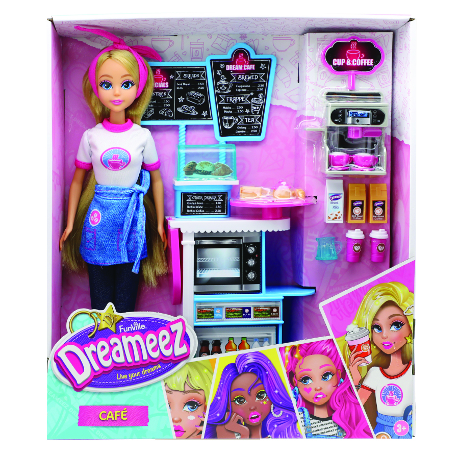 Funville - Dreameez Doll Coffee Set - 29 cm