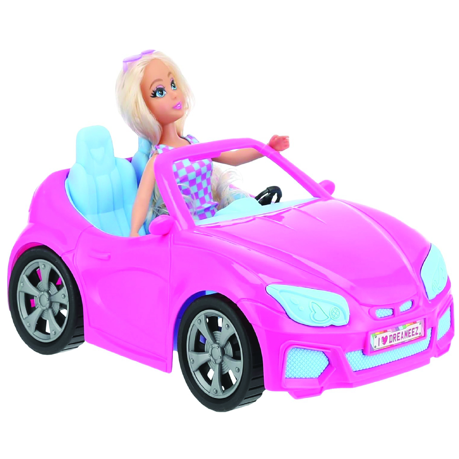 Funville - Dreameez Fashion Doll With Convertible Car - 29 cm