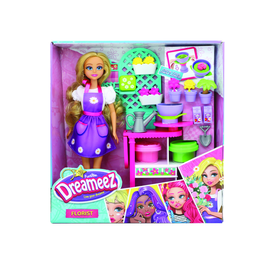 Funville - Dreameez Florist Doll Playset - 29 cm