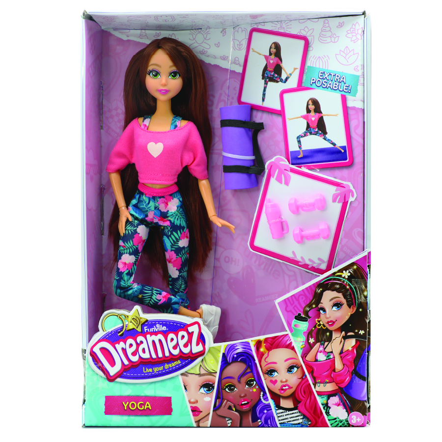 Funville - Dreameez Yoga Doll Playset - 29 cm