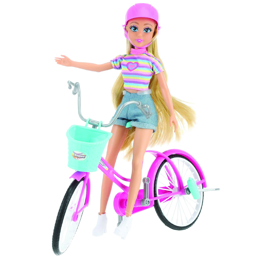 Funville - Dreameez Cyclist Doll Playset - 29 cm