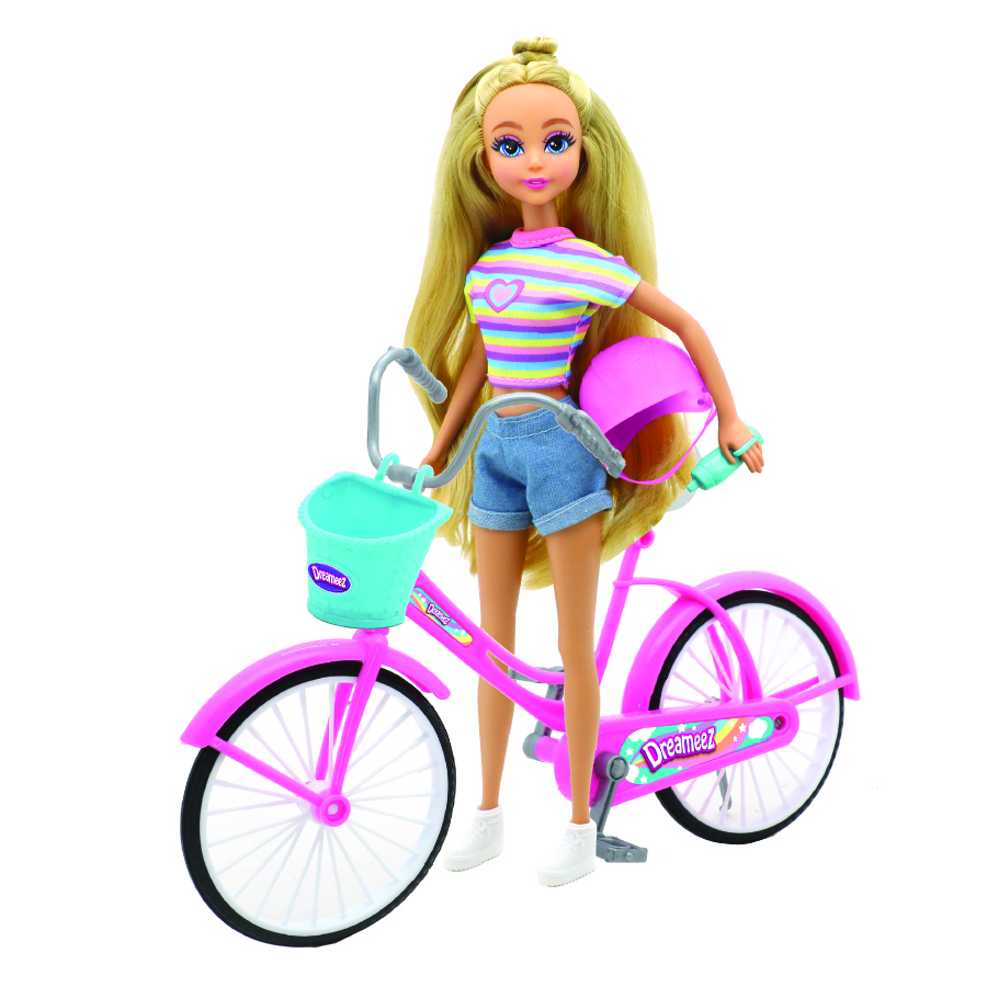 Funville - Dreameez Cyclist Doll Playset - 29 cm
