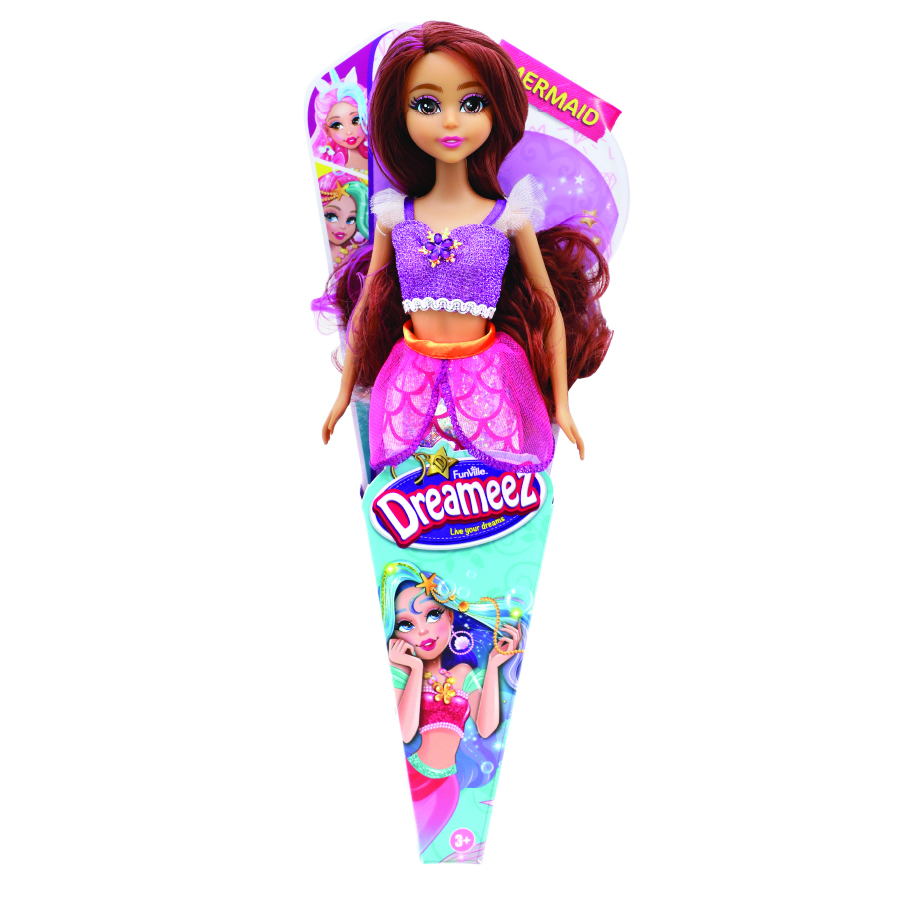 Funville - Dreameez Mermaid Fashion Doll - Style May Vary - 1 Pc