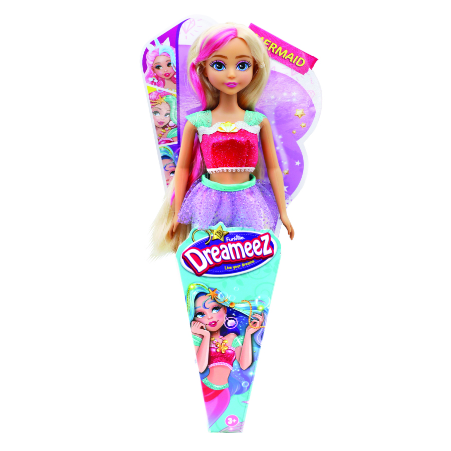 Funville - Dreameez Mermaid Fashion Doll - Style May Vary - 1 Pc