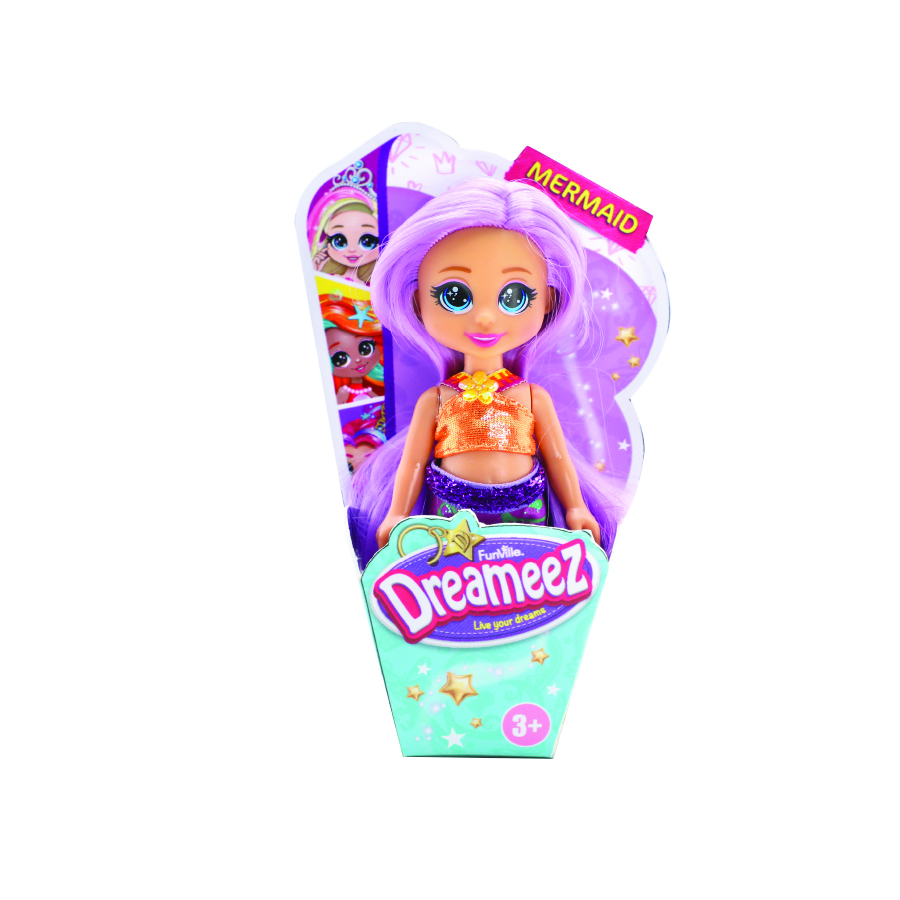 Funville - Dreameez Mini Mermaid Fashion Doll - Style May Vary - 1 Pc