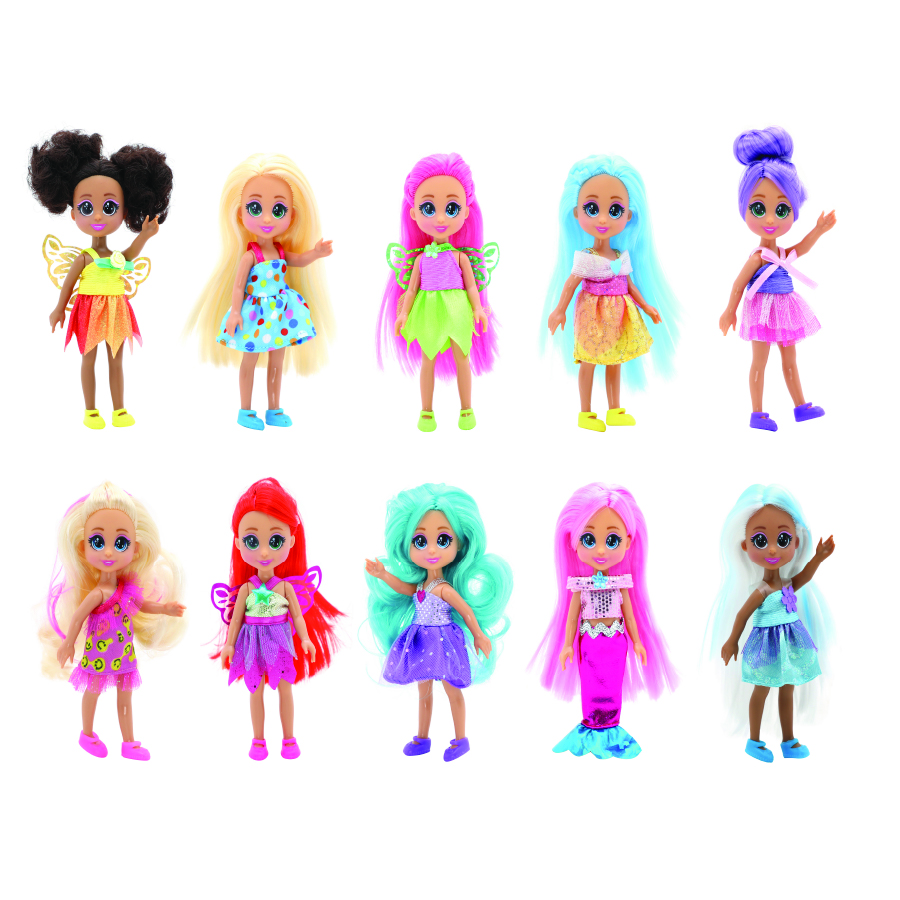 Funville - Dreameez Fantasy Dolls Set - 10 Pcs
