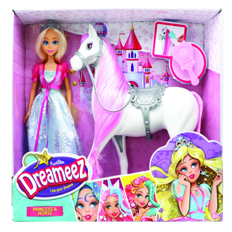 Funville - Dreameez Princess Doll With Horse