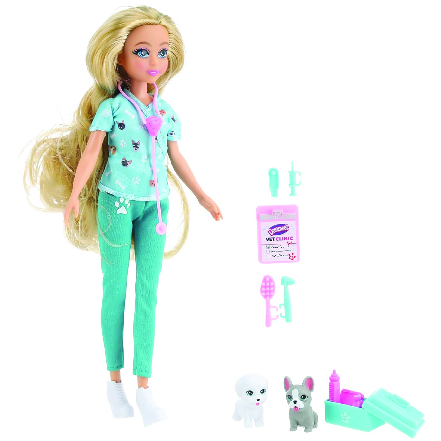 Funville - Dreameez Veterinary Clinic Dolls Playset - 29 cm