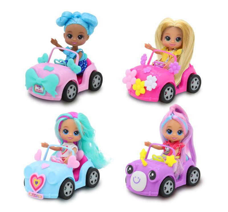 فانفيل - سيارة دريميز الصغيرة مع دمية - قد يختلف اللون والتصميم - قطعة واحدة