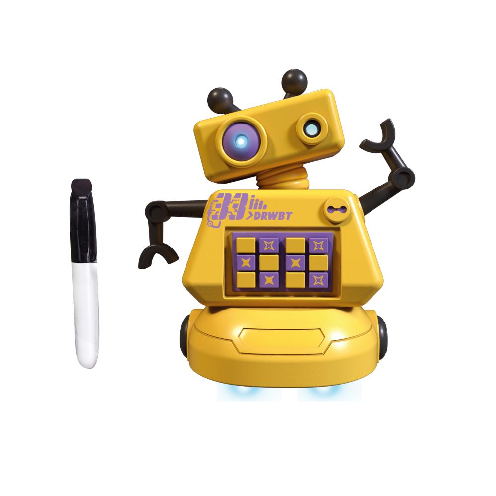Sam Toys - Drawbot Line Tracker Robot Kids Toy - 1 Pc - Color May Vary