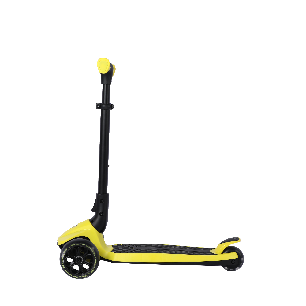 Lamborghini - 3-Wheel Kids Scooter With Adjut Height - Yellow