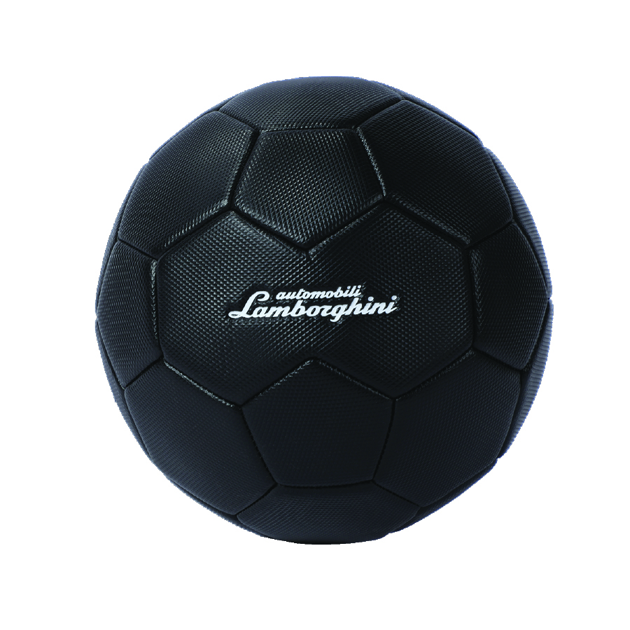 Lamborghini - Machine Sewing PVC Soccer Ball - Black - Size 3