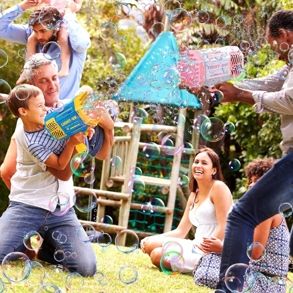 Sam Toys - One Key Bubble Gun - Battery Operated - 1pc - Color May Vary