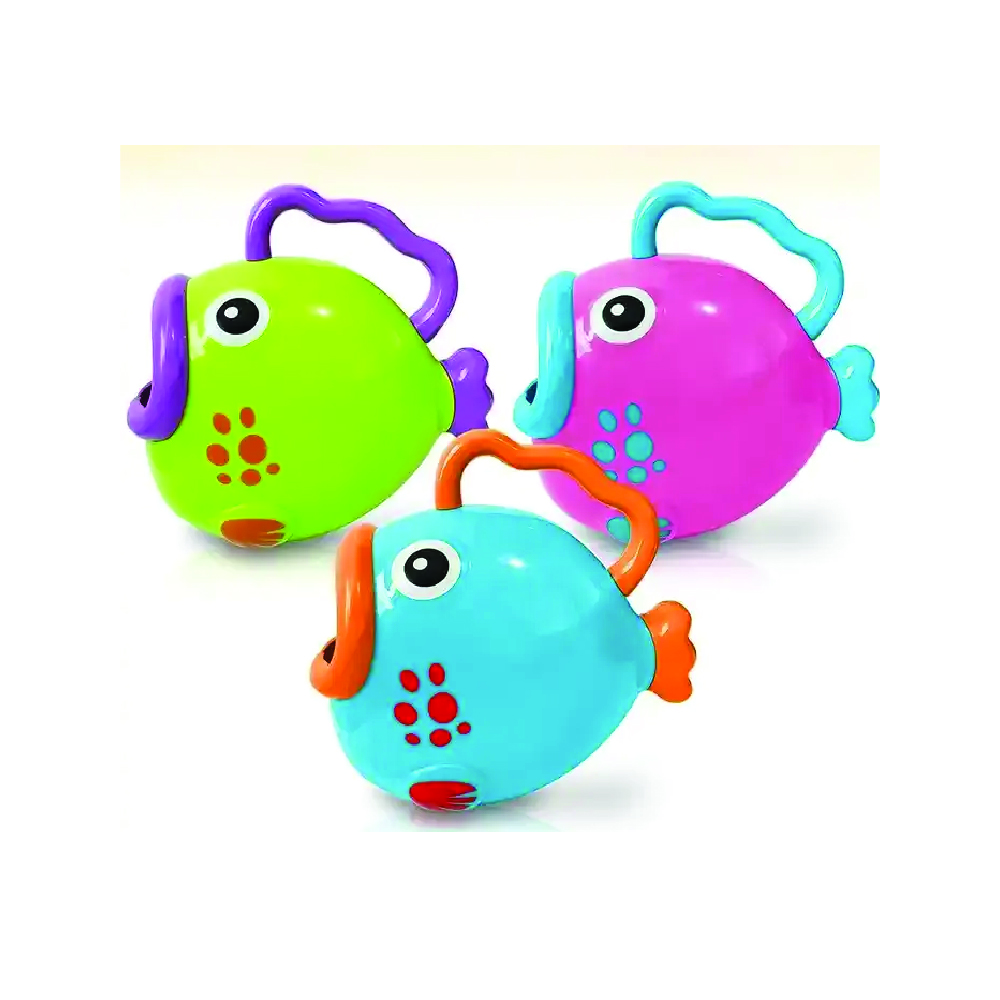 Sam Toys - Manual Fun Fish Bubble Machine Toy - Assorted