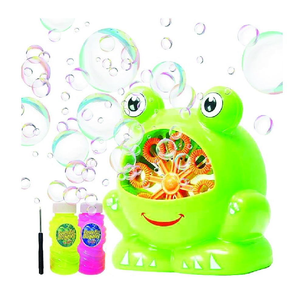 Sam Toys - Manual Frog Bubble Machine Toy