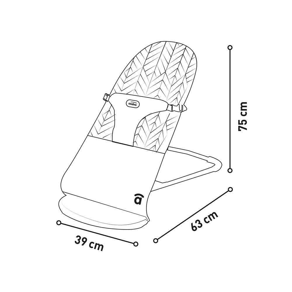 Asalvo - Paradise Baby Bouncer - Beige