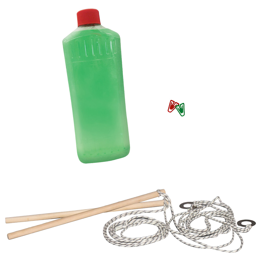 أس إي أس كريتف - مجموعة الفقاعات ميغا بابل مع محلول - 750 مل - XXL