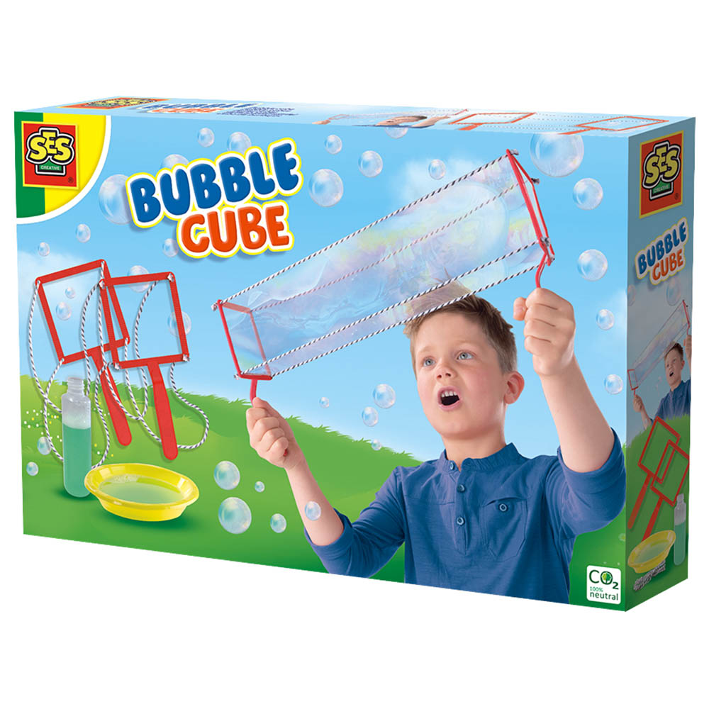 أس إي أس كريتف - صانعة الفقاعات المكعبة مع محلول - 200 مل