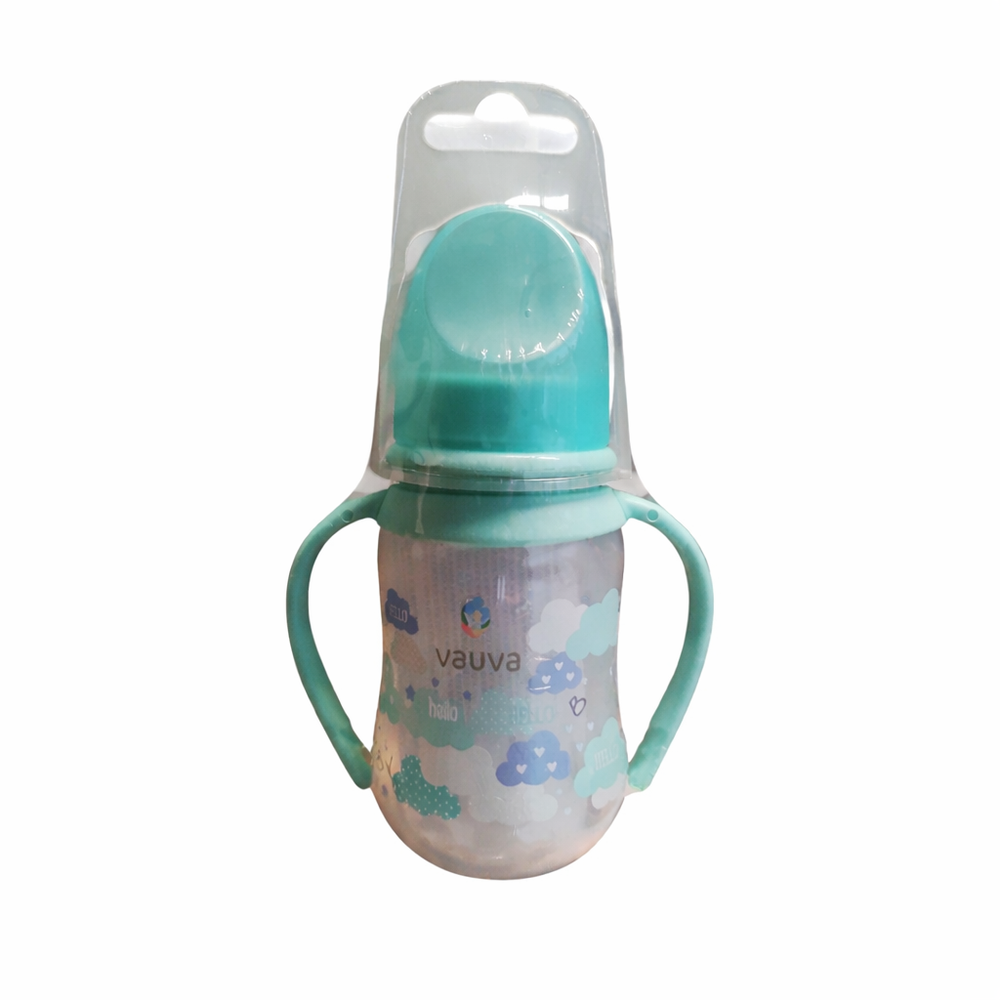 فوفا - رضّاعة قياسية ذات عنق ضيق - فيروزي - 125 مل