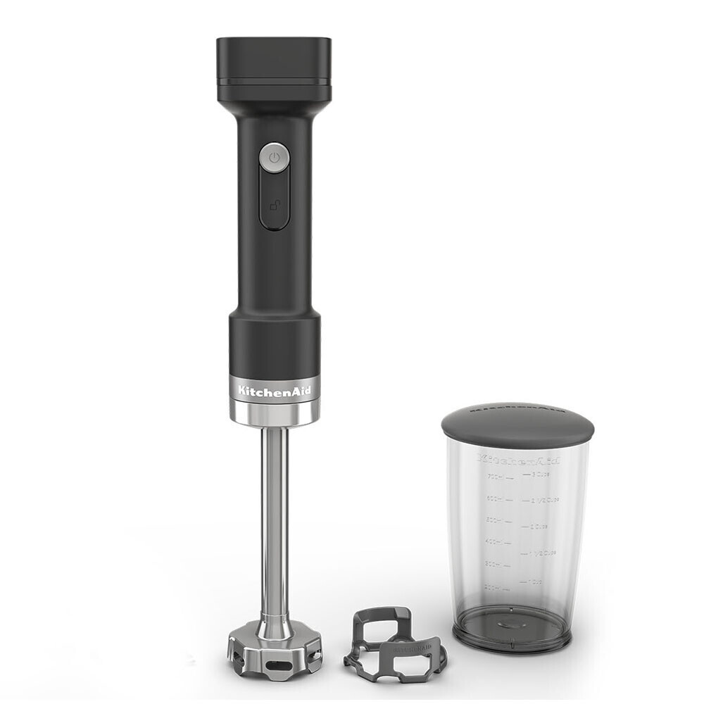 خلاط يدوي لاسلكي كيتشن إيد جو مع بطارية - أسود