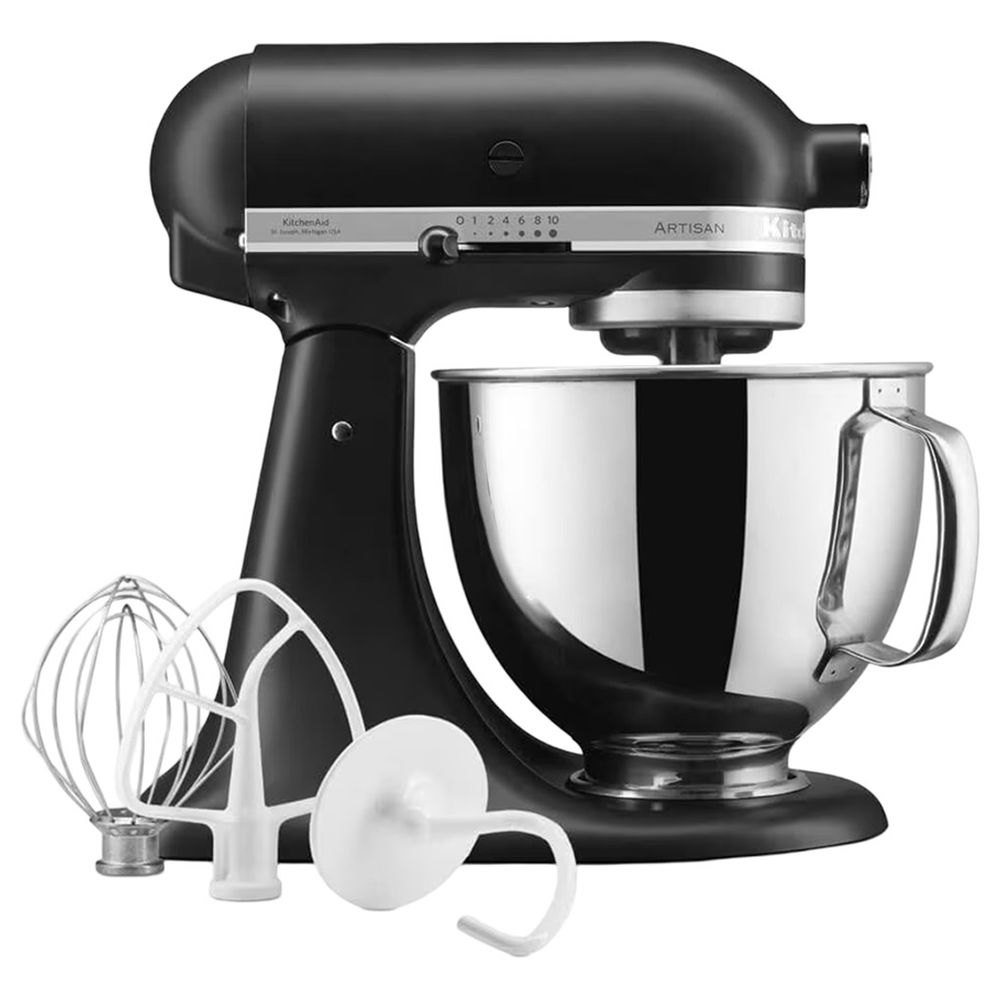 KitchenAid - Artisan Tilt-Head Stand Mixer - Matte Black - 4.8 L