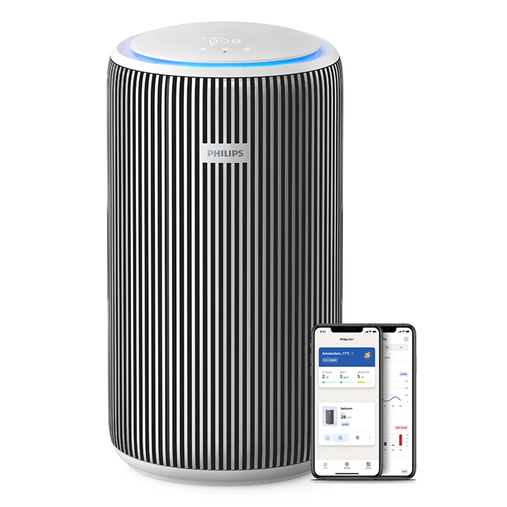 Philips - 3200 Series PureProtect Smart Air Purifier - Silver/White