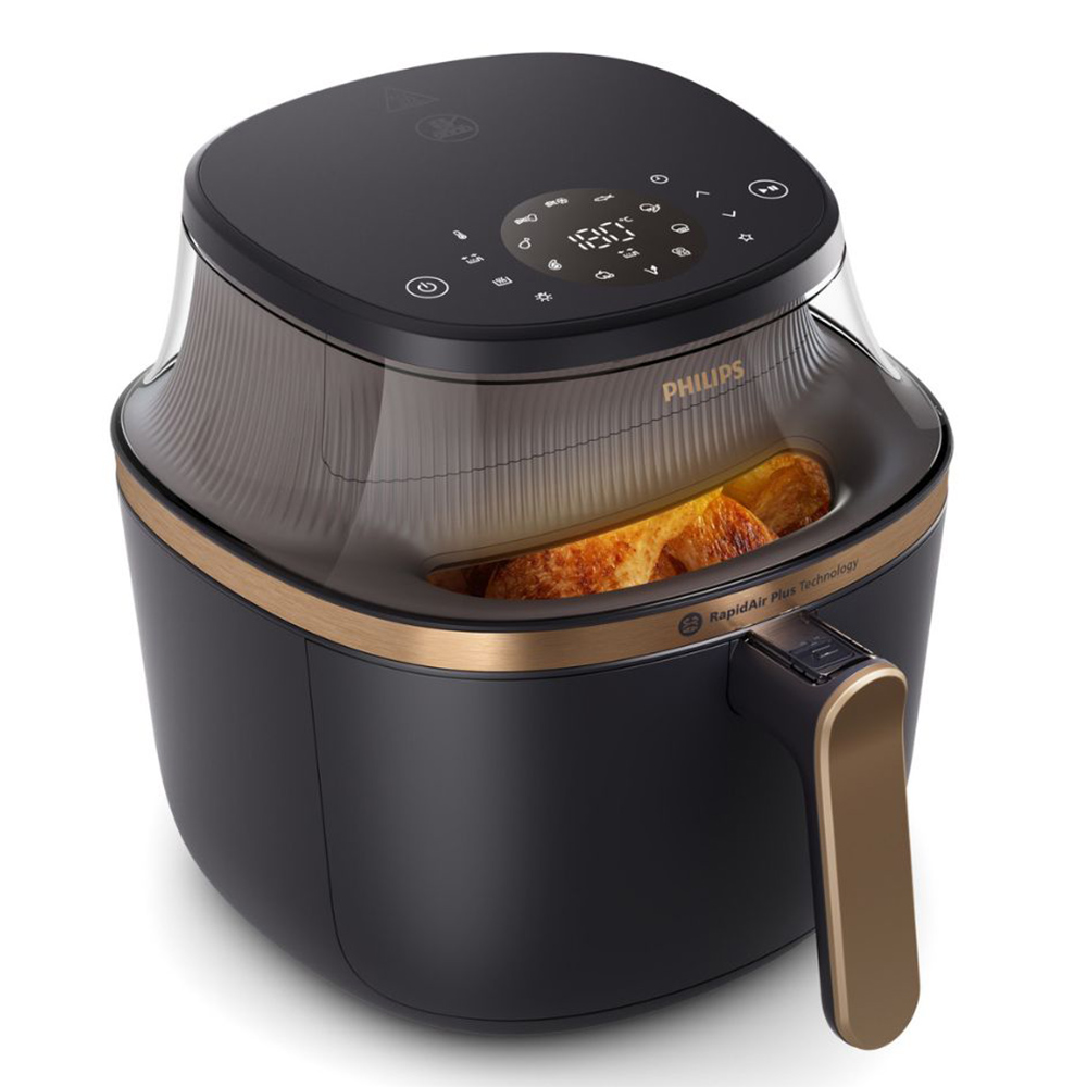 Philips 3000 Series Electric Airfryer - Black - 2000 W - 7.2 L