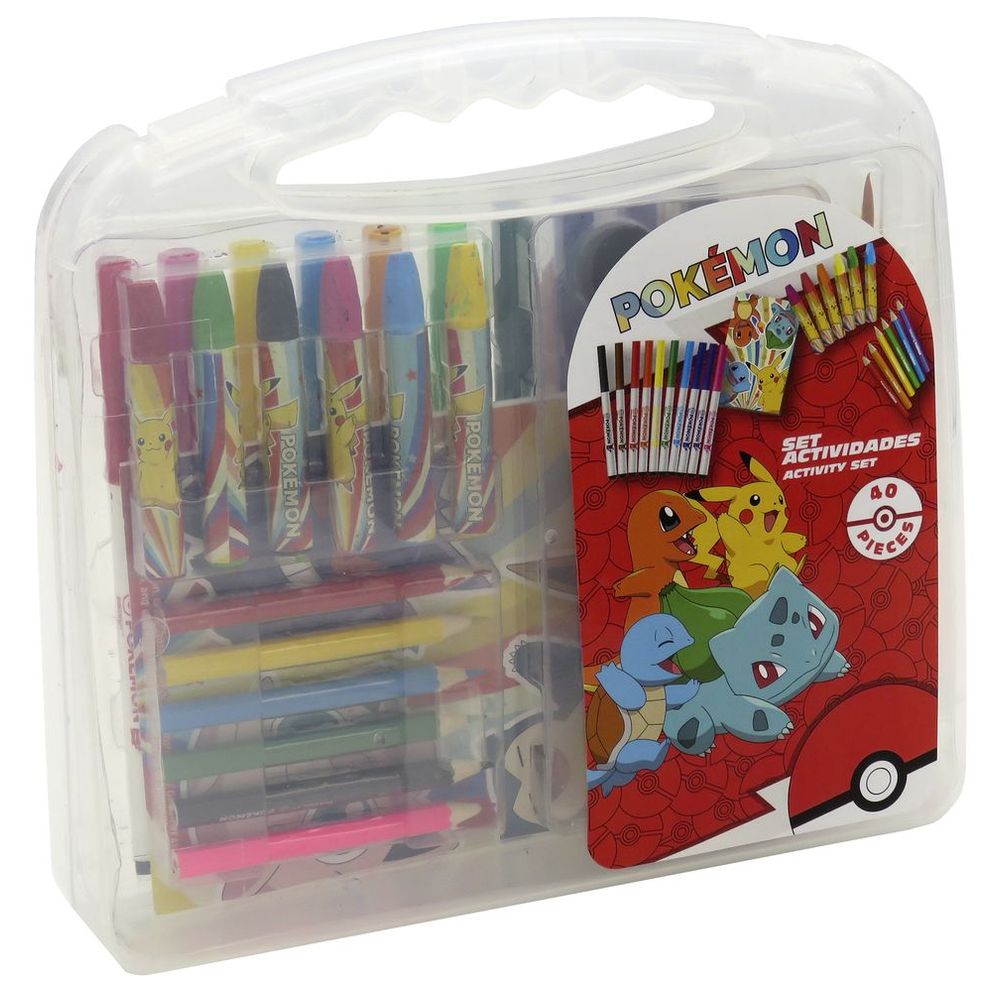 Pokemon - Drawing Case Set - 40 Pcs
